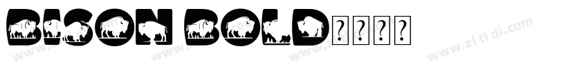 Bison Bold字体转换